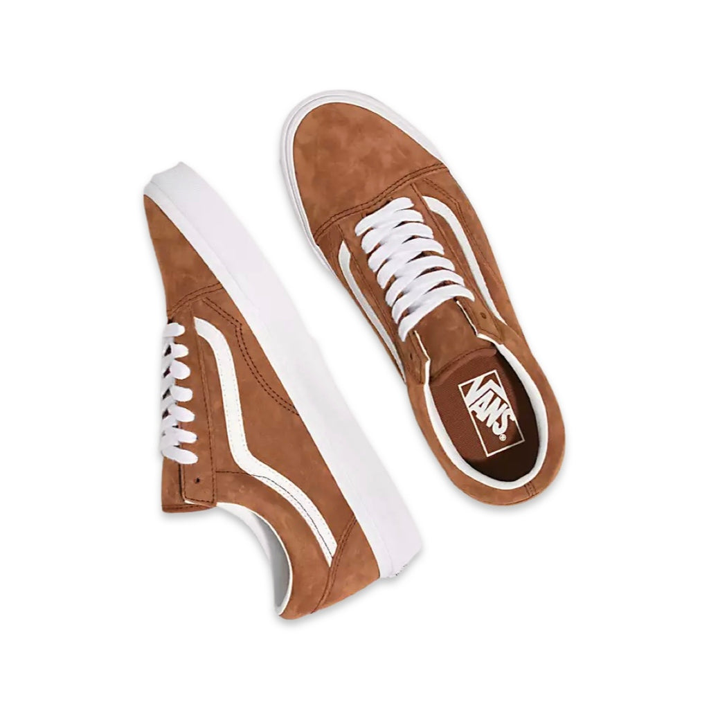 Vans Old Skool Pig Suede Tortoise Shell True White