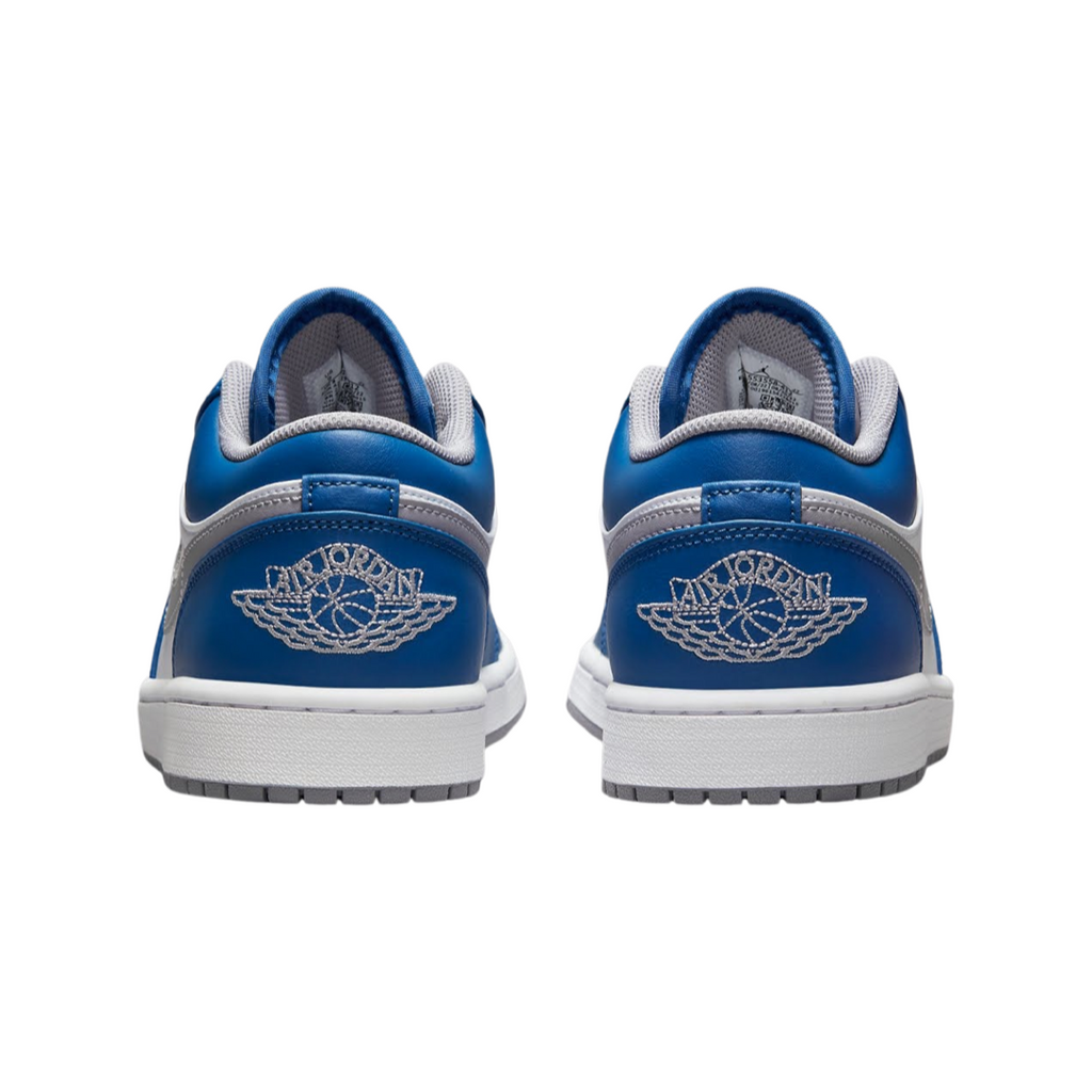 Air Jordan 1 Low True Blue Cement Grey White