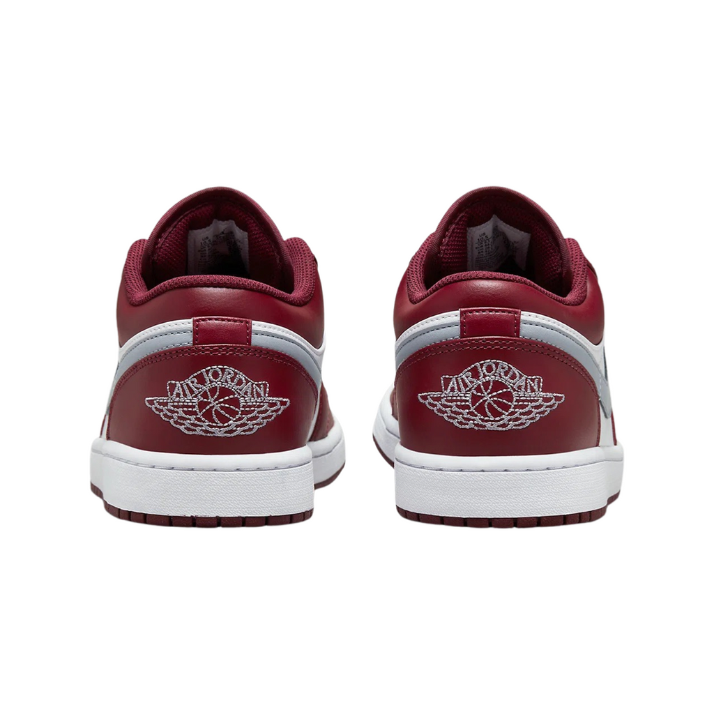 Air Jordan 1 Low GS Cherrywood Bordeaux White