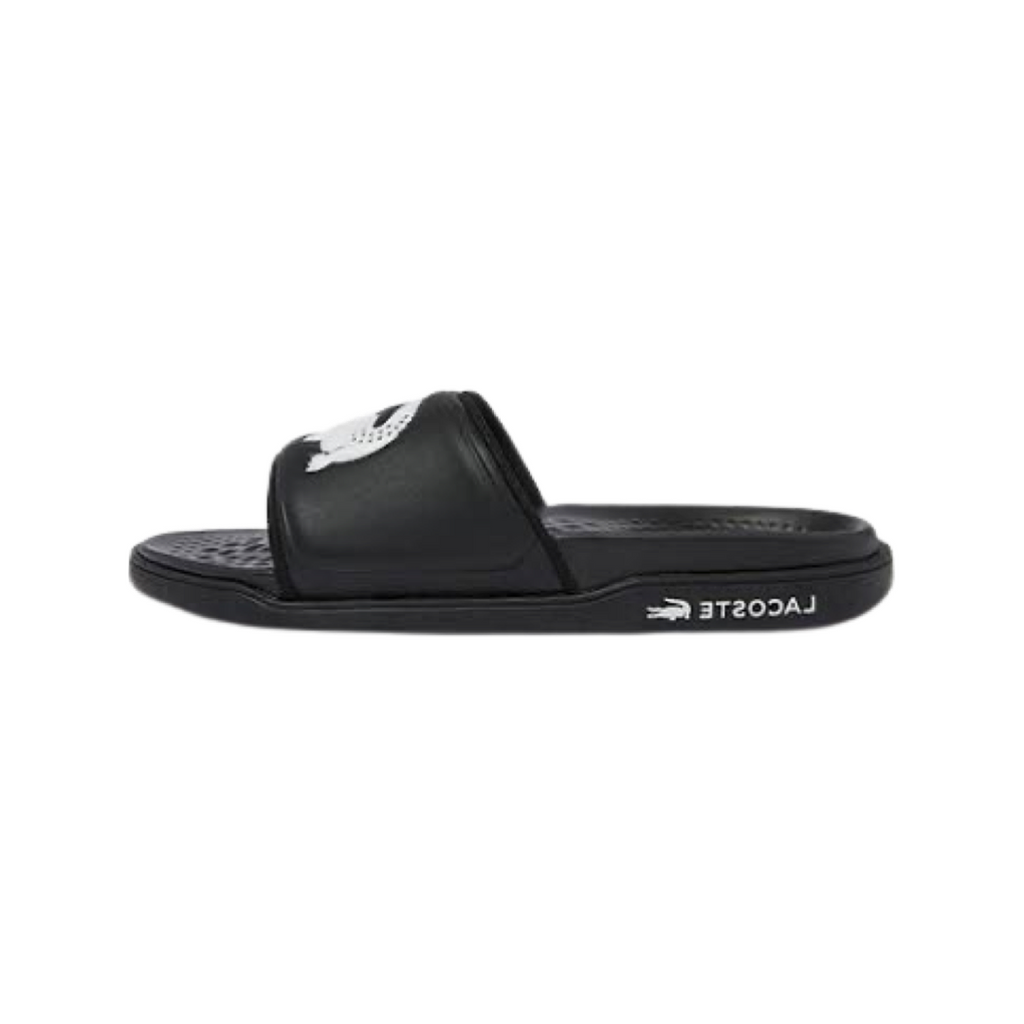 Lacoste Croco Dualiste Slide 0722 Black White