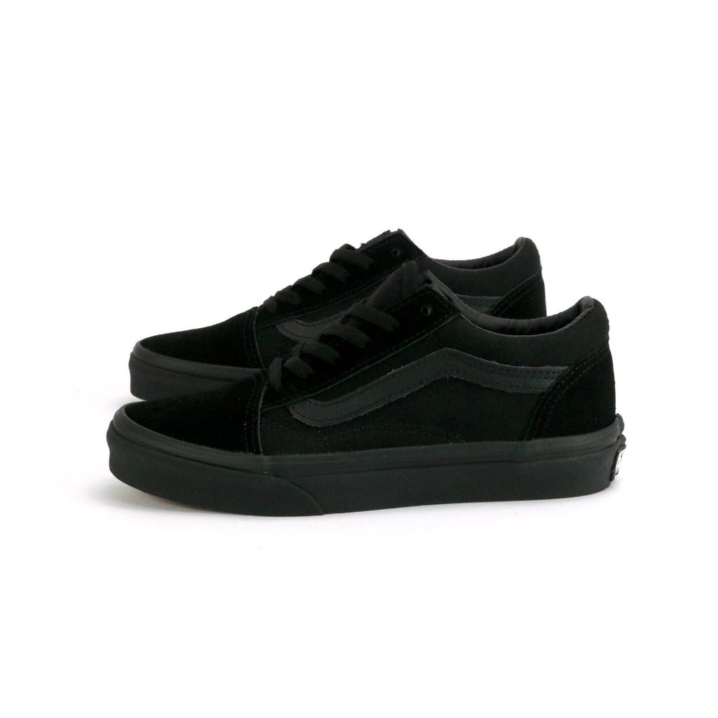 Vans Kids Old Skool Black Black Suede