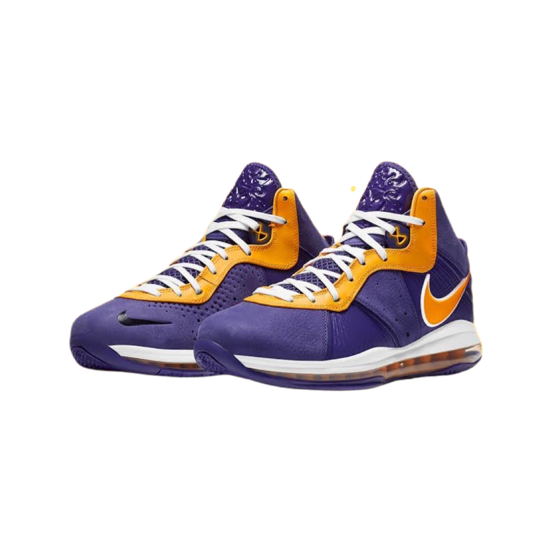 Nike Lebron VIII QS Lakers Court Purple University Gold Nike Lebron VIII QS Lakers Court Purple University Gold
