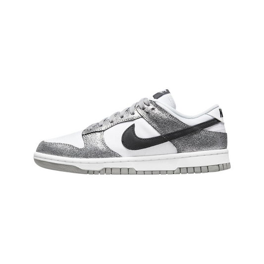 Nike Women's Dunk Low Metallic Silver Black White