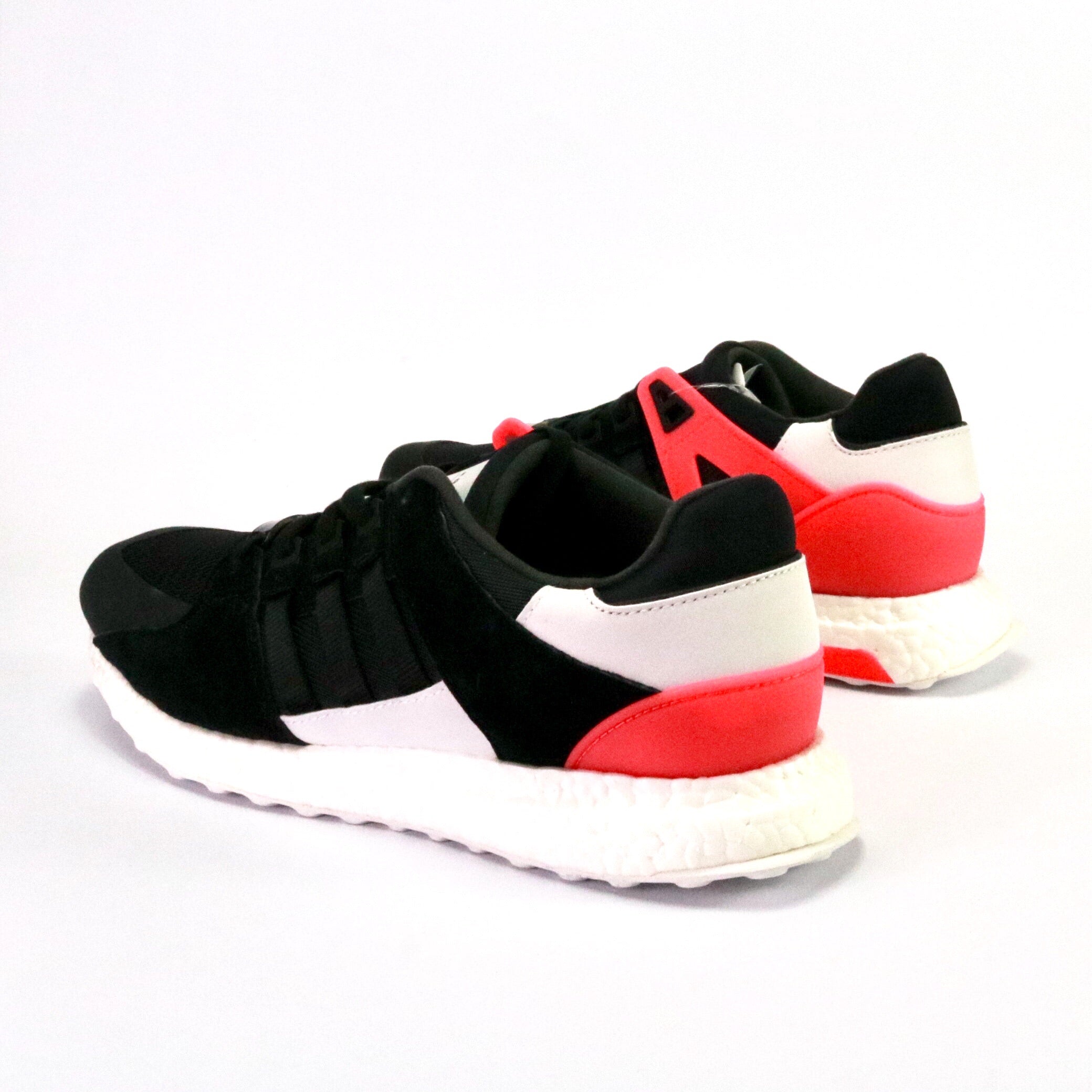 Adidas EQT Support Ultra Core Black Turbo SoleMate Sneakers Adidas EQT Support Ultra Core Black Turbo SoleMate Sneakers