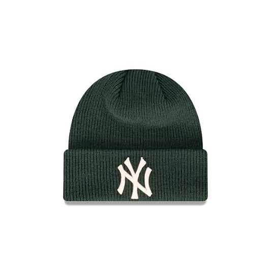New Era Knit Thin New York Yankees Dark Green Stone Beanie