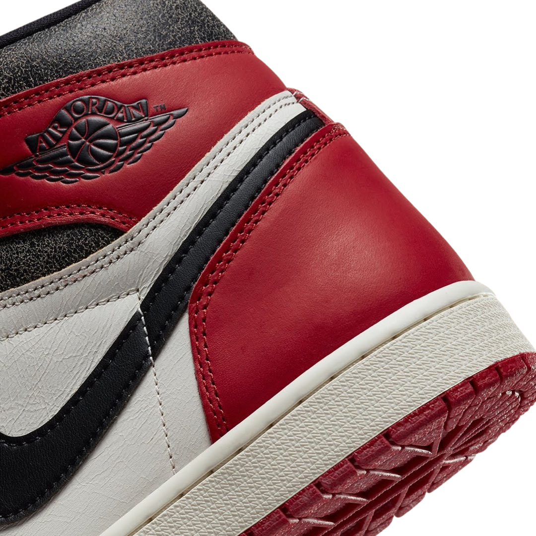 Black varsity red sales sail jordan 1