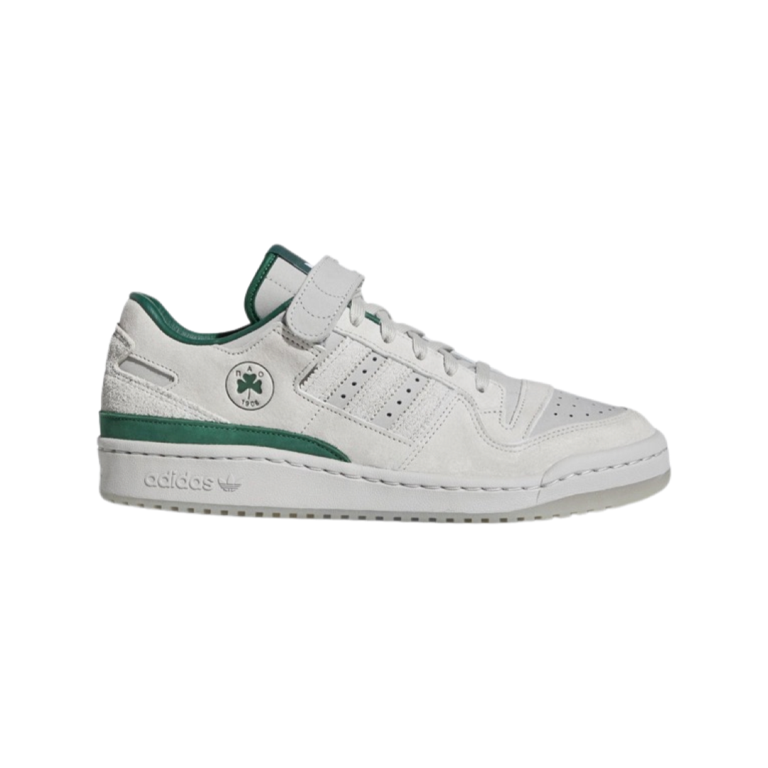 Adidas x BSTN Forum 84 Low Panathinaikos Grey Two Dark Green Cloud White