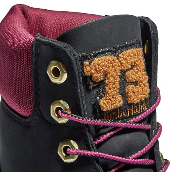 Women's Timberland Heritage 6-inch Boots Black Fuschia Pink