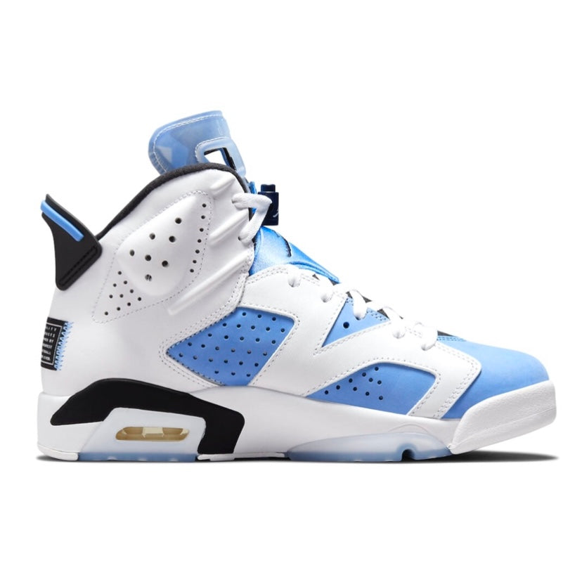 Air Jordan 6 Retro UNC University Blue White College Navy Black CT8529-410