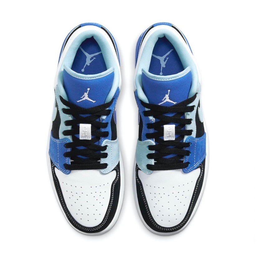 Air Jordan 1 Low Racer Blue Black Light Blue White