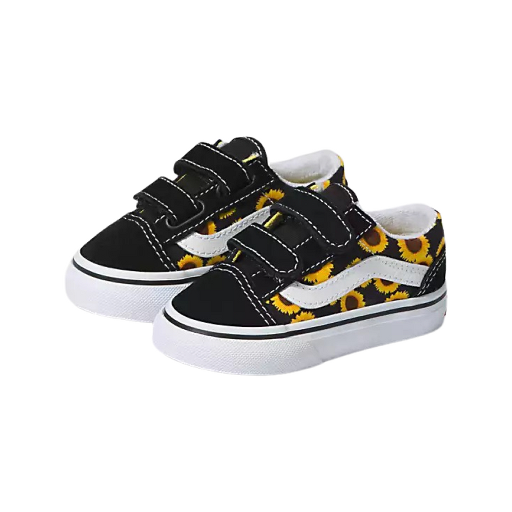 Toddler Old Skool V Sunflower Black Yellow True White by Vans
