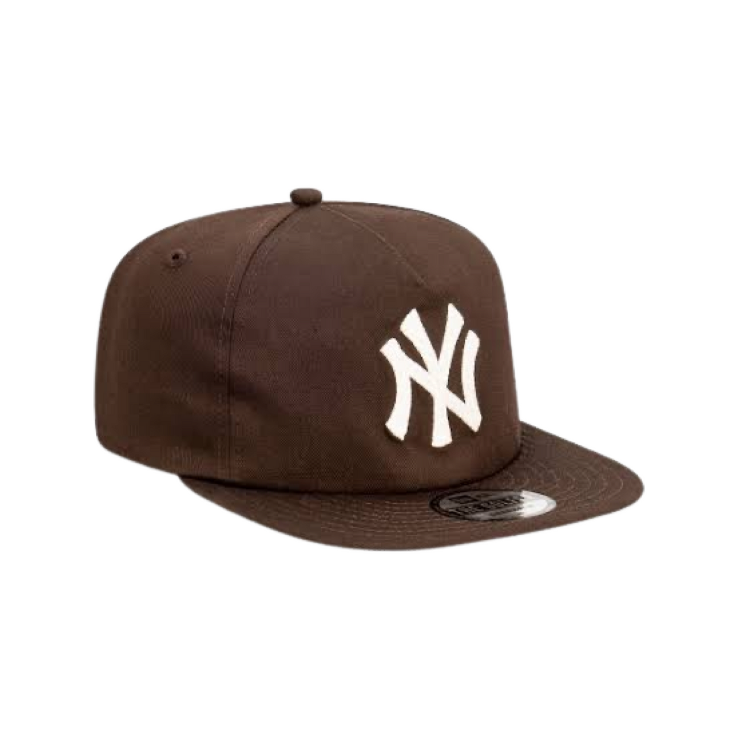 New Era Golfer Cap New York Yankees Walnut Stone Chain Stitch Snapback Cap