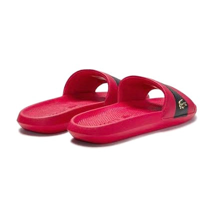 Croco Slide 0120 Red Black By Lacoste