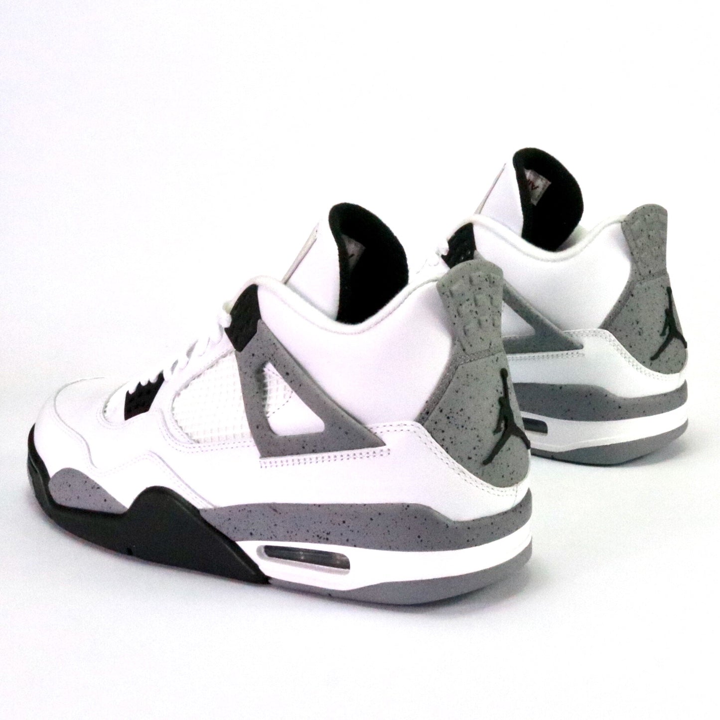 Air Jordan 4 Retro 2012 White Cement White Black Tech Grey