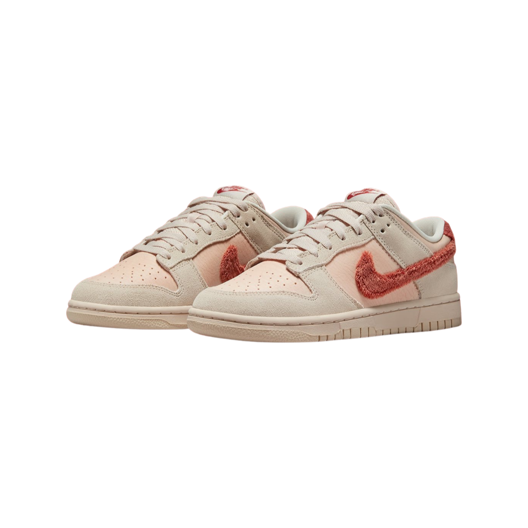 Nike Women's Dunk Low Terry Swoosh Shimmer Mars Stone Sanddrift DZ4706-200