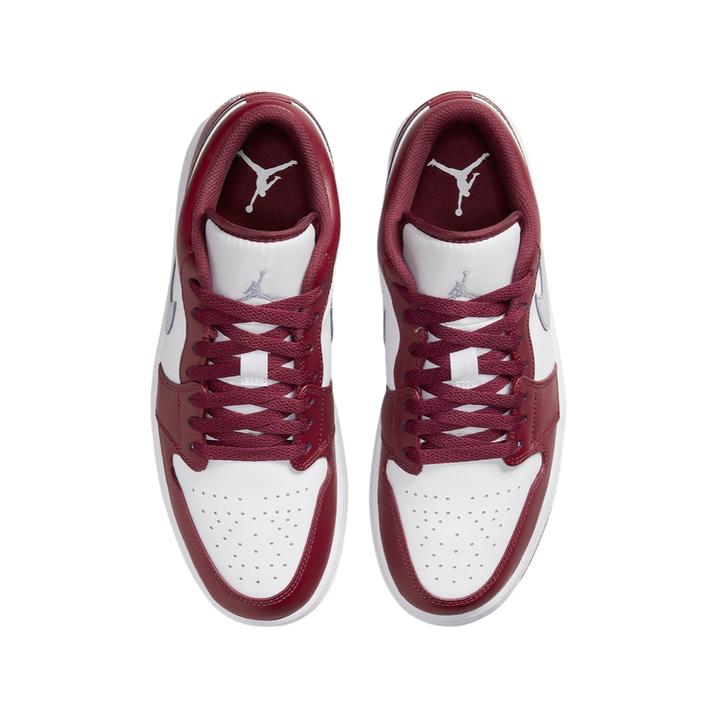 Air Jordan 1 Low GS Cherrywood Bordeaux White