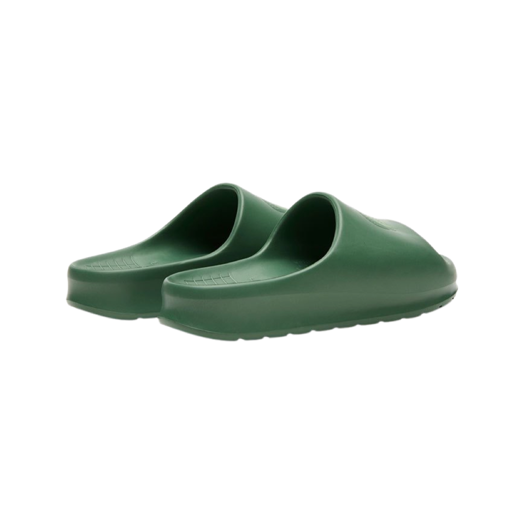 Women's Lacoste Serve Slide Green Green 70% Off Sale Castel