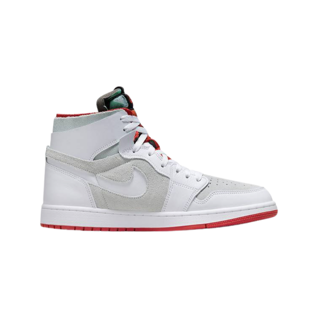 Air Jordan 1 High Zoom Air CMFT Hare White Light Silver Dark Concord True Red