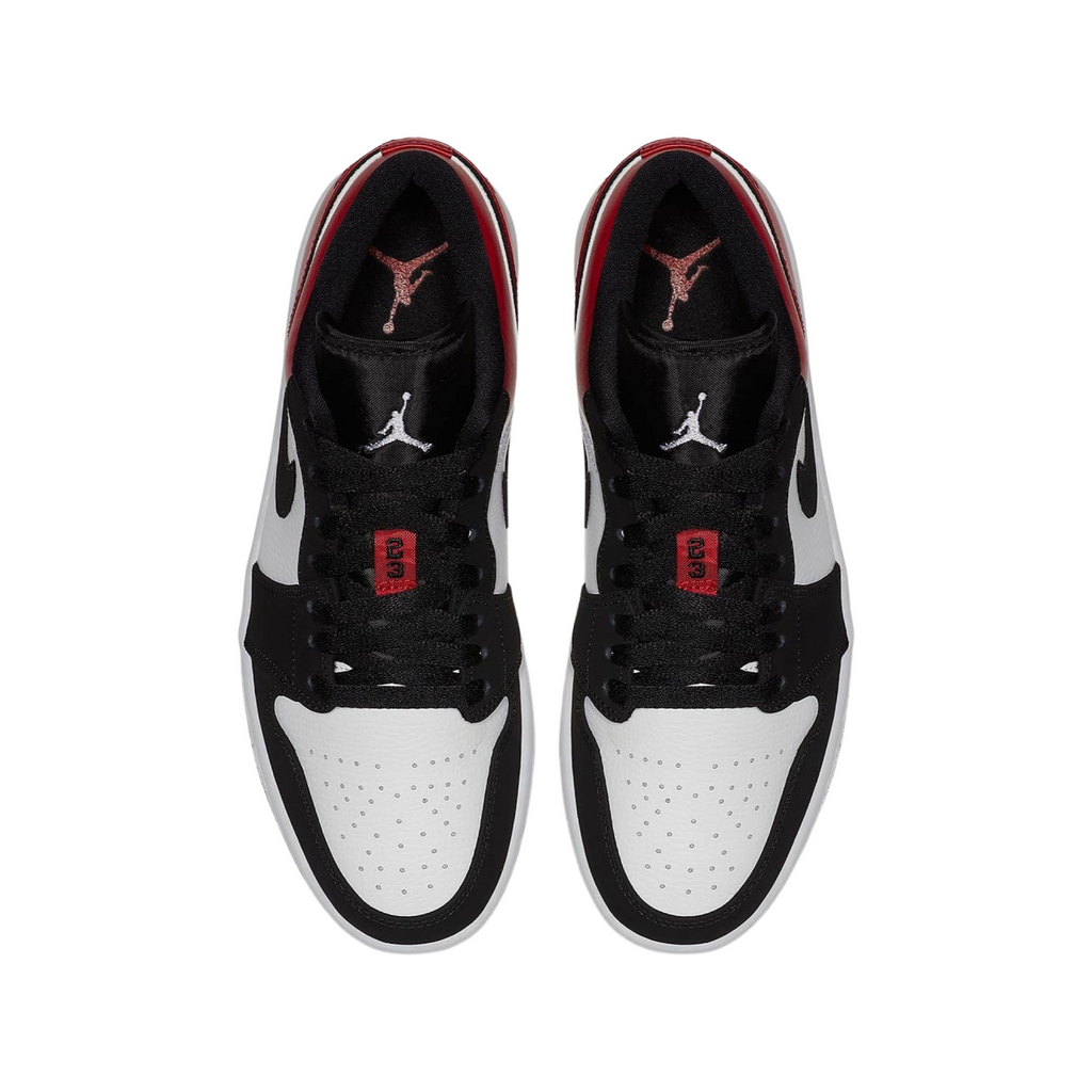 Air Jordan 1 Low Black Toe White Black Gym Red White