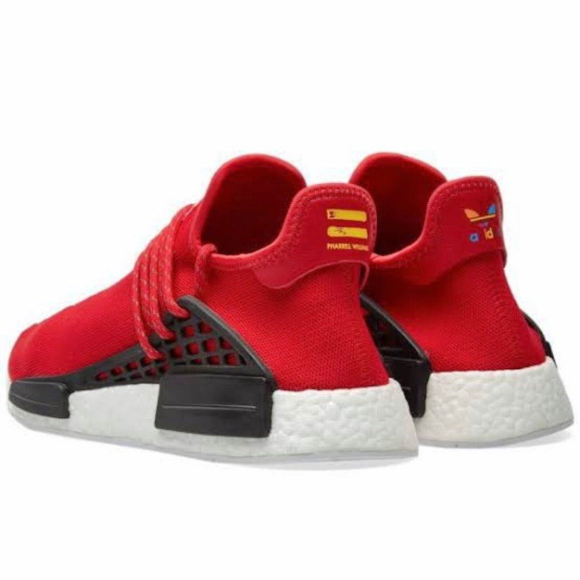 Adidas NMD HU Pharrell Human Race Scarlet SoleMate Sneakers Adidas NMD HU Pharrell Human Race Scarlet SoleMate Sneakers