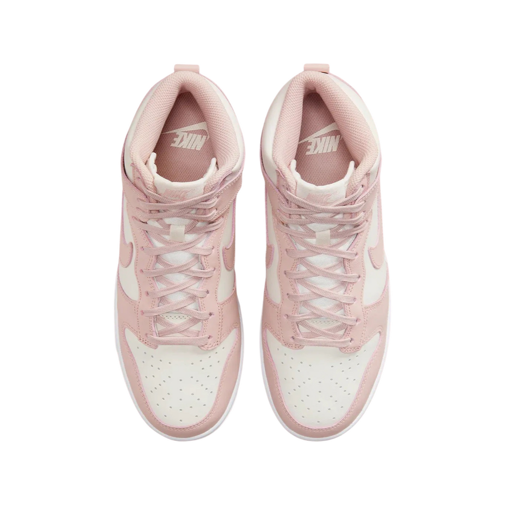 Women's Nike Dunk High Pink Oxford Phantom Pink Oxford White DD1869-003