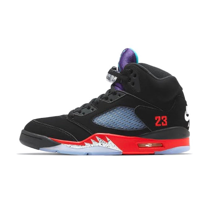 Air Jordan 5 Retro Top 3 Black Fire Red Grape Ice New Emerald