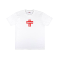 Supreme Cross Box Tee White Red