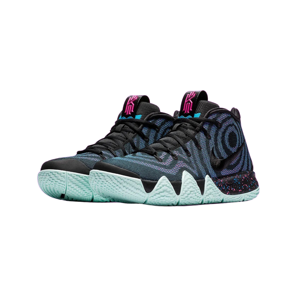 Nike Kyrie 4 80s Decade Pack Black Black Laser Fuchsia