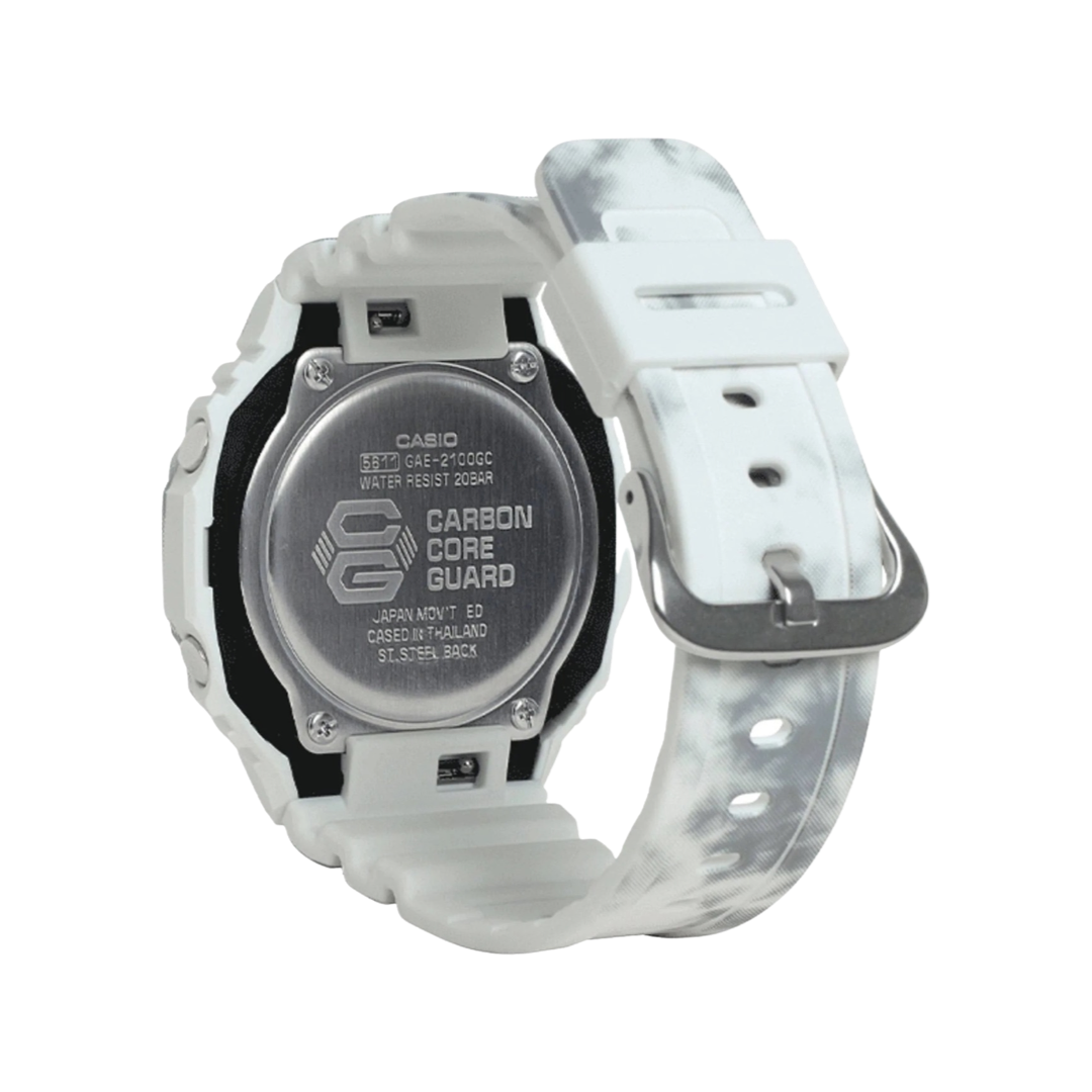 G-Shock Analog Grunge Snow Camouflage Limited Edition Watch GAE2100GC-7A