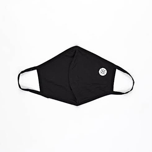 Stance Face Mask Solid Black White Lining