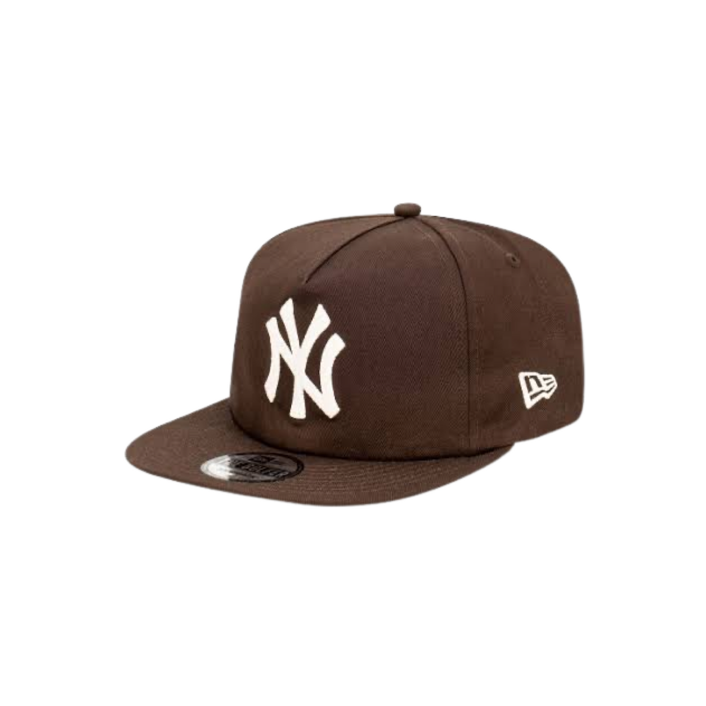 New Era Golfer Cap New York Yankees Walnut Stone Chain Stitch Snapback Cap
