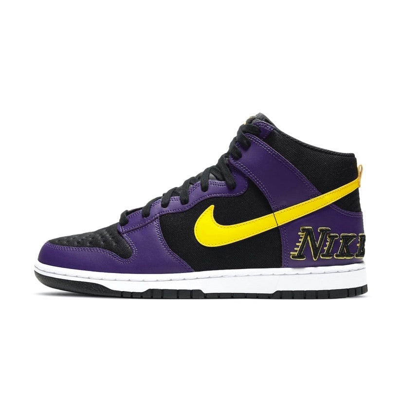 Dunk High Lakers Embroidery Lakers DH0642-001