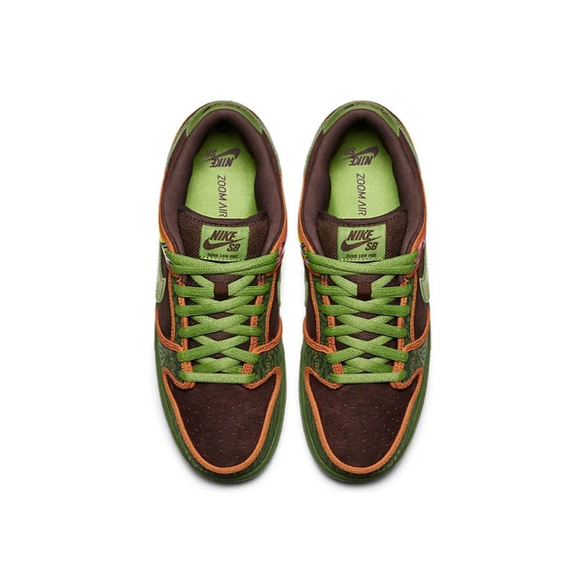 Nike SB Dunk Low Premium DLS SB QS De La Soul Safari Altitude Green Baroque Brown