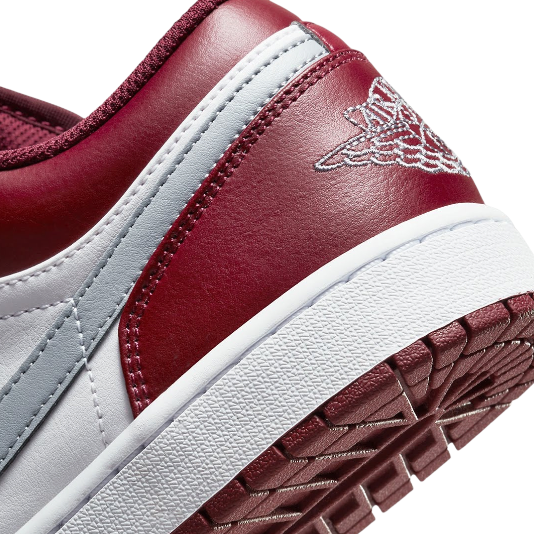 Air Jordan 1 Low GS Cherrywood Bordeaux White