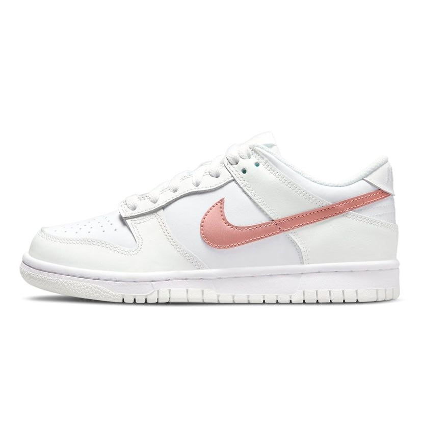 Dunk Low GS White Metallic Bronze By Nike