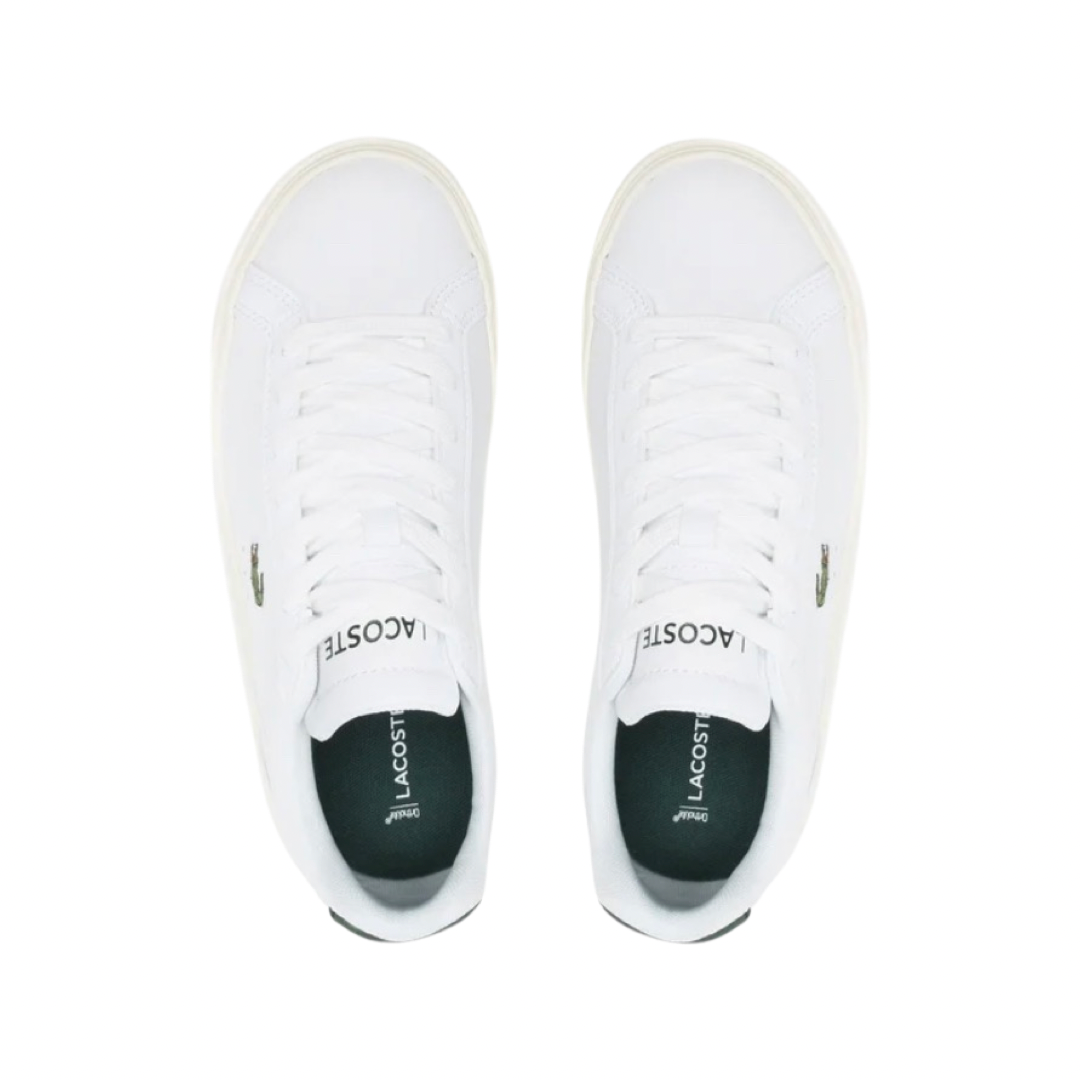 Women s Lacoste Lerond Pro White Vintage Dark Green SoleMate