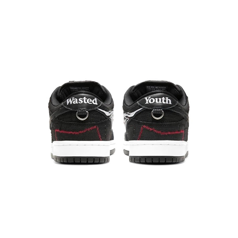 Nike SB Dunk Low Wasted Youth Black White
