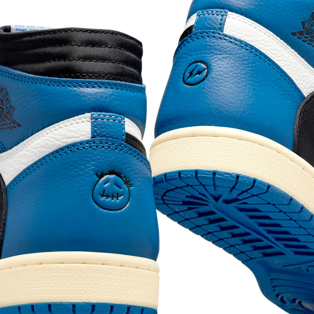 Travis Scott x Fragment x Air Jordan 1 Retro High White Black Royal Sail