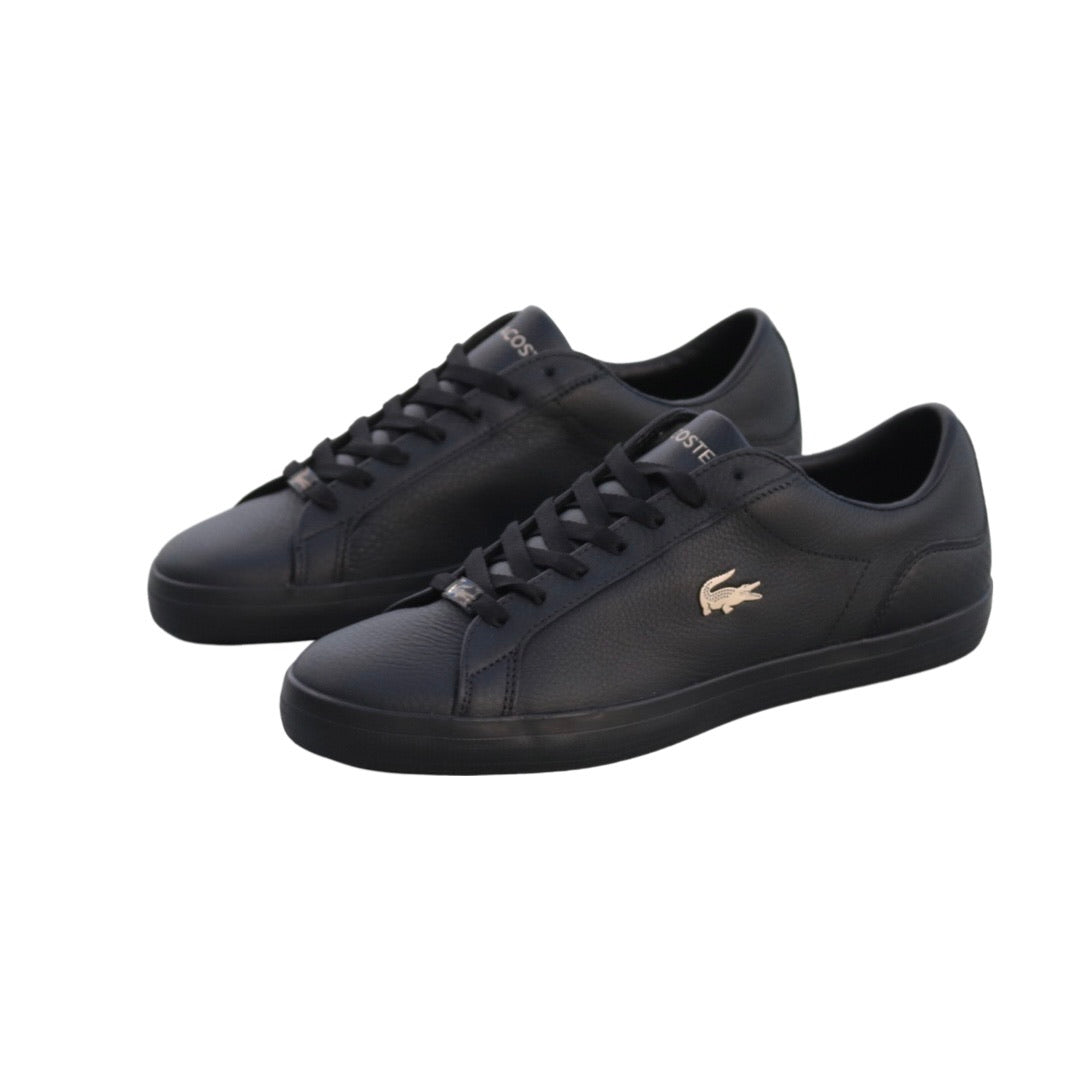 Men's Lerond Luxe Black Gold 0721 by Lacoste