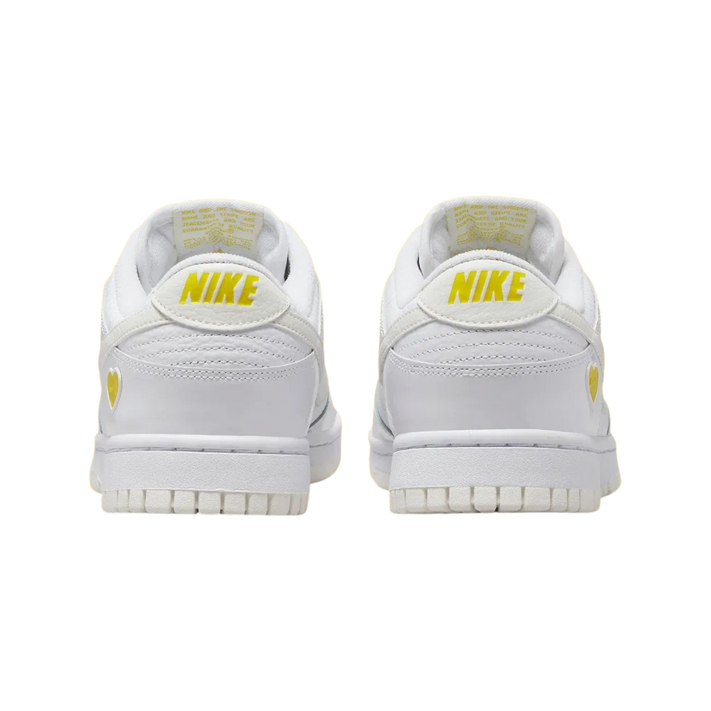 Nike Women's Dunk Low Valentine's Day Yellow Heart White