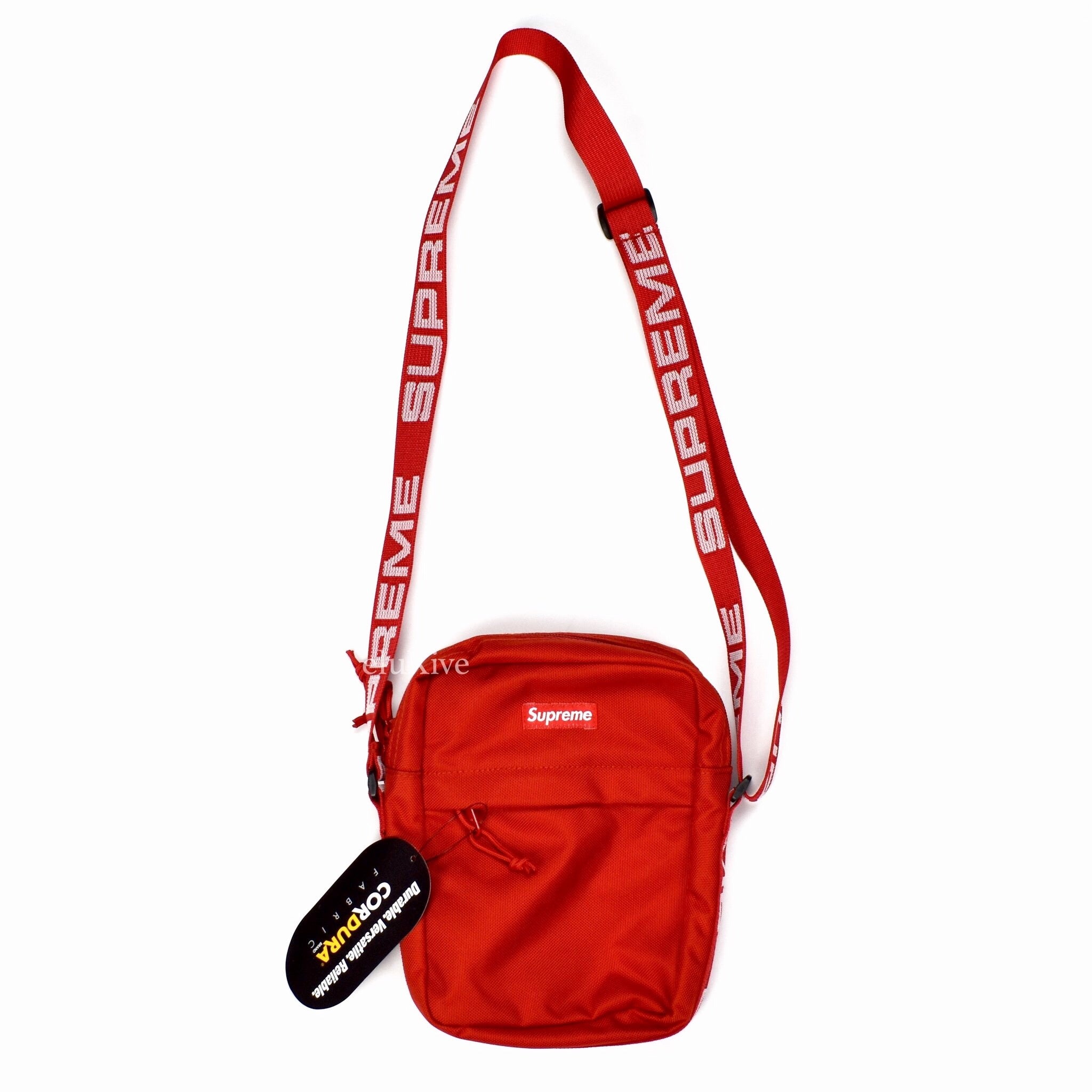 Supreme SS18 Side Bag Red White