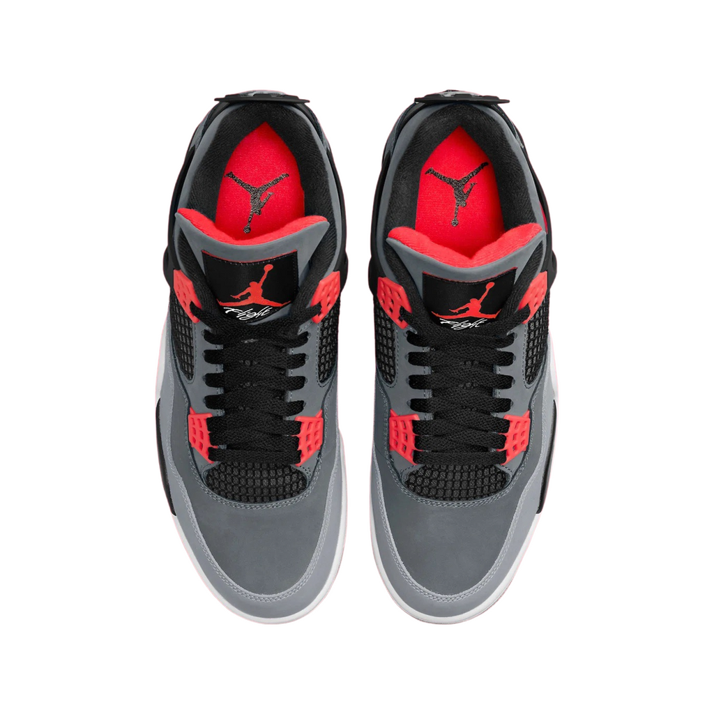 Air Jordan 4 Retro Infrared Dark Grey Black White