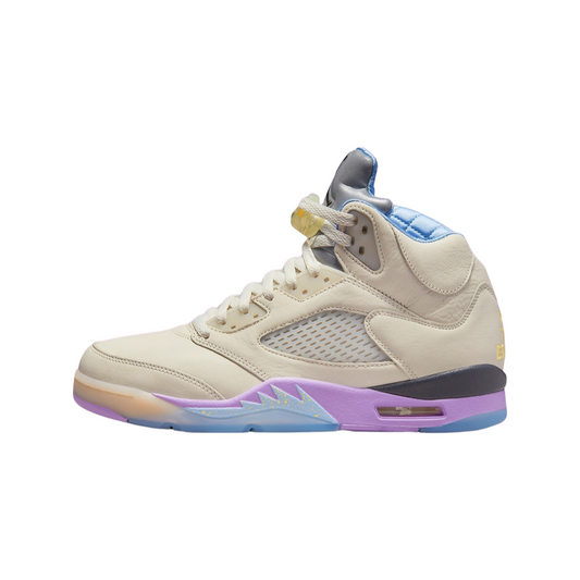 Air Jordan 5 SP We The Best Sail Washed Yellow Violet Star