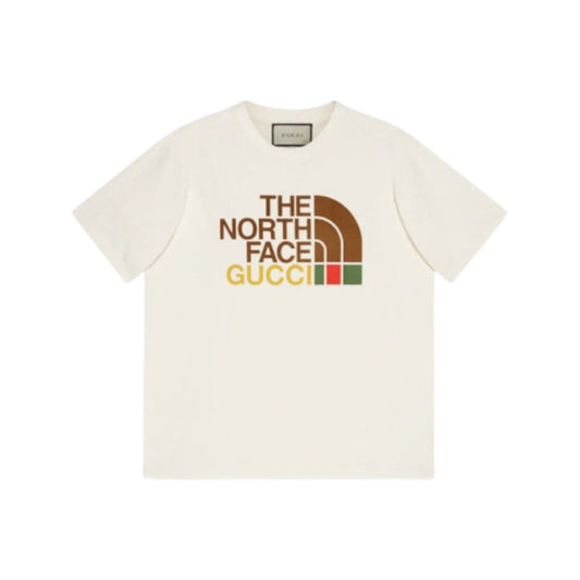 Gucci x The North Face Logo Print Tee White Multi