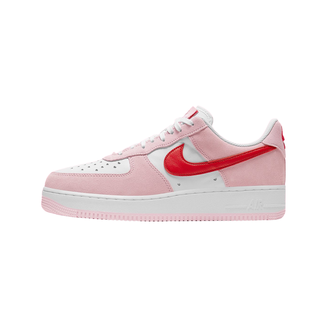 Nike Air Force 1 Low 07 QS Valentines Day Love Letter Tulip Pink University Red White