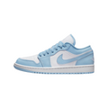 Women's Air Jordan 1 Low White Ice Blue