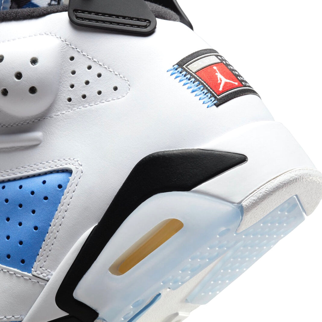 Air Jordan 6 Retro UNC University Blue White College Navy Black CT8529-410