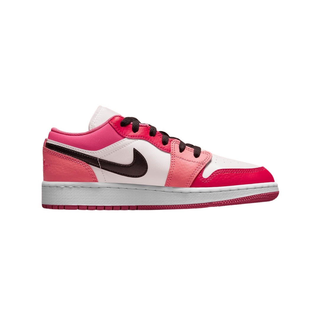 Air Jordan 1 Low GS White Pinksicle Pink Red White