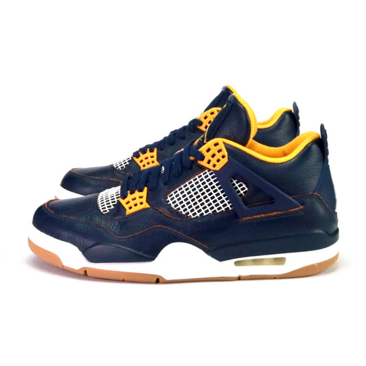 Air Jordan 4 retro "Dunk From Above" Midnight Navy Metallic Gold White