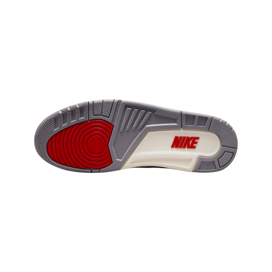 Air Jordan 3 Retro Reimagined White Cement Summit White Fire Red Black
